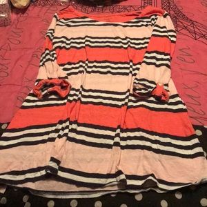 A stripped maturity shirt